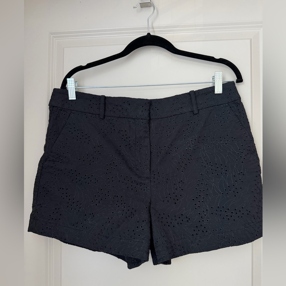 LOFT Black Eyelet Women's Shorts